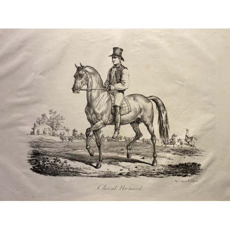 Carle Vernet, la grande suite de chevaux, 1820.