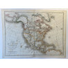 Carte de l'Amérique Septentrionale, Ambroise Tardieu, 1821.