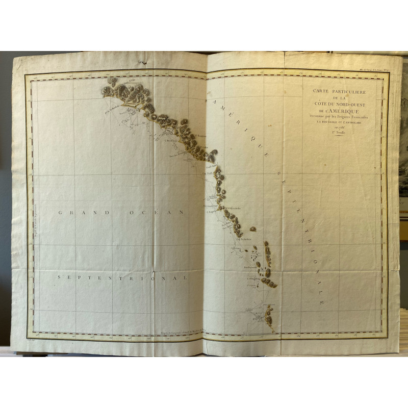 Carte particulière de la côte Nord Ouest de l' Amérique, La Pérouse, 1780