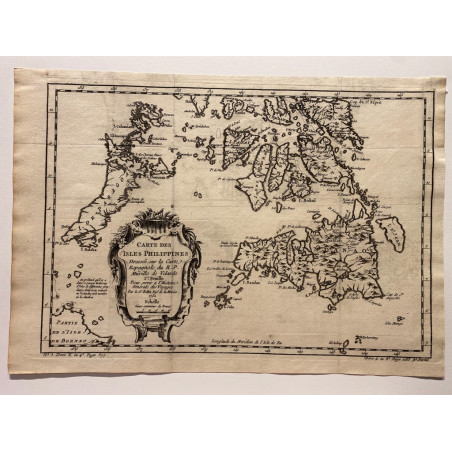 Carte des iles Philippines , Bellin 1752.