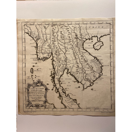 Carte de l'Inde , Bellin 1746-1789.