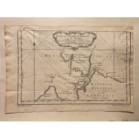 Carte du détroit de Waegats , Bellin 1746-1789.