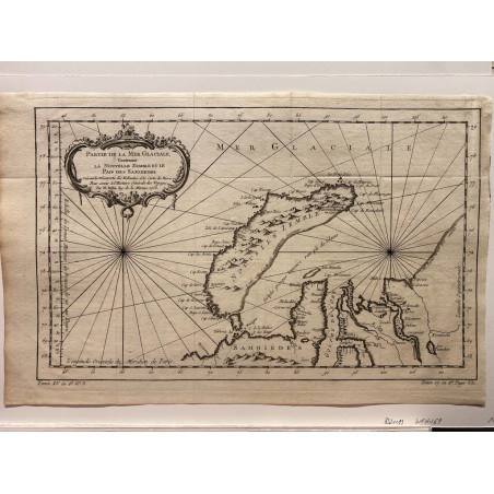 Partie de la mer glaciale contenant la nouvelle Zemble , Bellin 1746-1789.