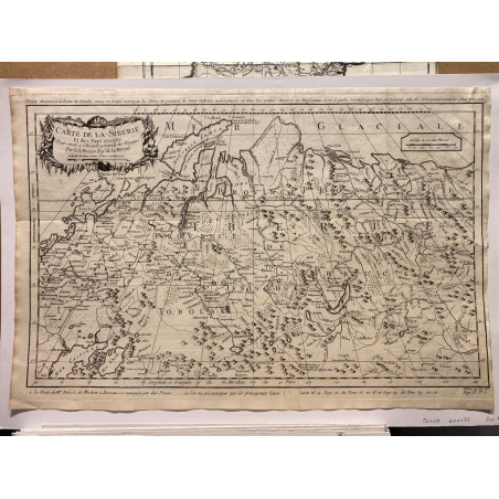 Carte de la Sibérie , Bellin 1746-1789.