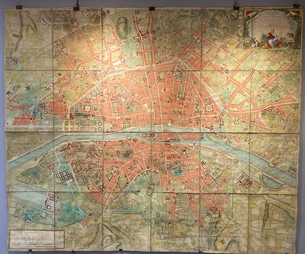 Plan Pittoresque de la Ville de Paris. Gravé