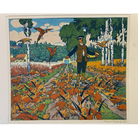 La faisanderie , Maurice Taquoy,1910.
