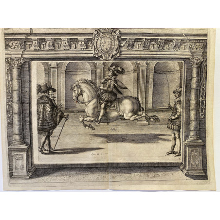 Antoine de Pluvinel, l'instruction du Roy en l'exercice de monter à cheval, 1625.