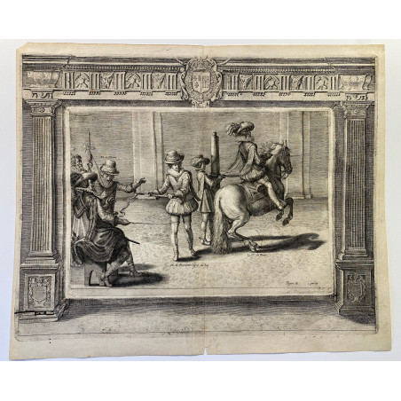 Antoine de Pluvinel, l'instruction du Roy en l'exercice de monter à cheval, 1625.