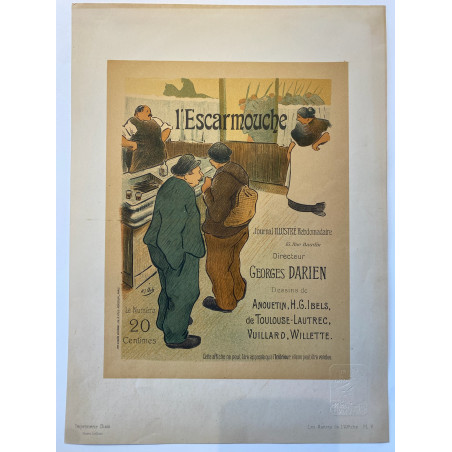 Les maitres de l'affiche, l'escarmouche, H.G ibels.