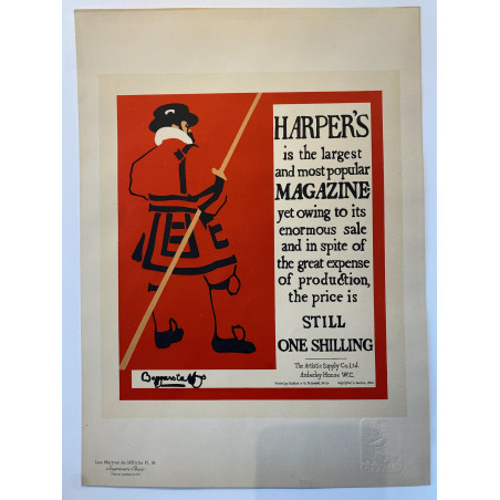 Les maitres de l'affiche, Harper's, Beggarstaff.