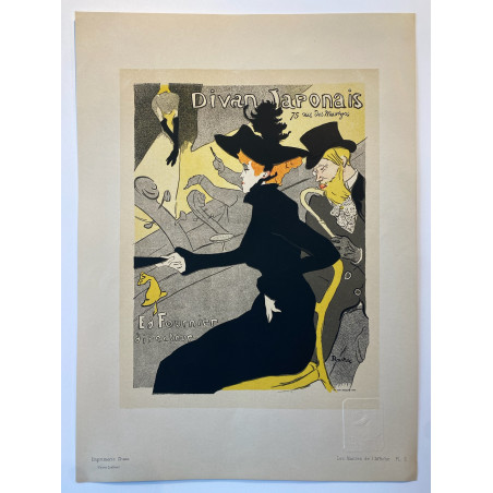 Les maitres de l'affiche, divan Japonais, Henri de Toulouse Lautrec.