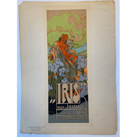 Les maitres de l'affiche, Iris, Hohenstein