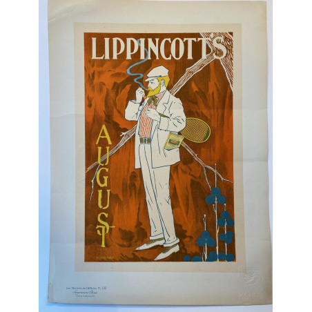 Les maitres de l'affiche, Lippincot's August, William Carqueville