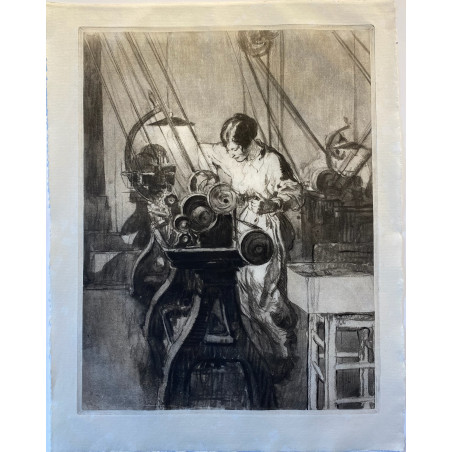 Etienne Drian, la femme et la guerre, 1920, l'ouvrière.