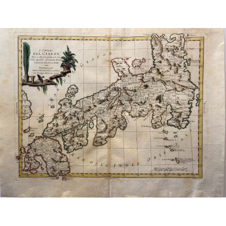 L' impero del Giapon, l' empire du Japon, Antonio Zatta, 1785.